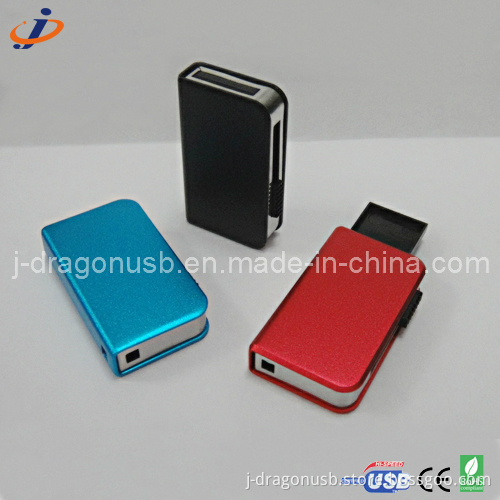 Multicolor Mini Aluminum Book Shape USB Flash Drive Ju170